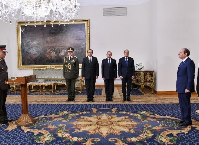 الوزراء الجدد يؤدون اليمين الدستورية أمام الرئيس السيسي