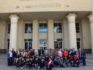 ”النقل” و”التعليم” تتعاونان لترسيخ مفاهيم السلامة بين طلاب المدارس داخل محطة بشتيل | صور