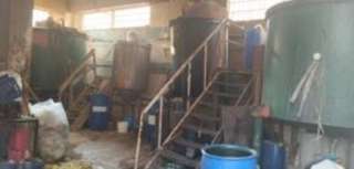 ضبط مصنع منظفات مغشوشة بداخله 16 طن منتجات مجهولة المصدر بالجيزة