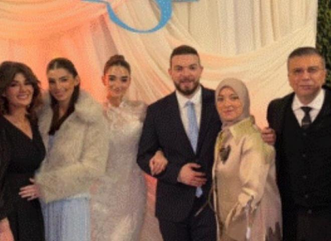 عمرو الليثي يعلن خطوبة نجله شريف على ملك أحمد زاهر