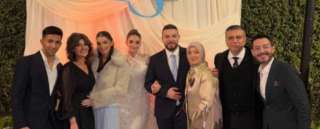 عمرو الليثي يعلن خطوبة نجله شريف على ملك أحمد زاهر