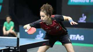 هنا جودة... أول مصرية وإفريقية تتأهل لدور الـ8 ببطولة العالم لتنس الطاولة