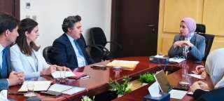 نائبة وزير الخارجية تستقبل وفد الشئون الاقتصادية وتطوير الأعمال الدولية بوزارة الخزانة الفرنسية| صور