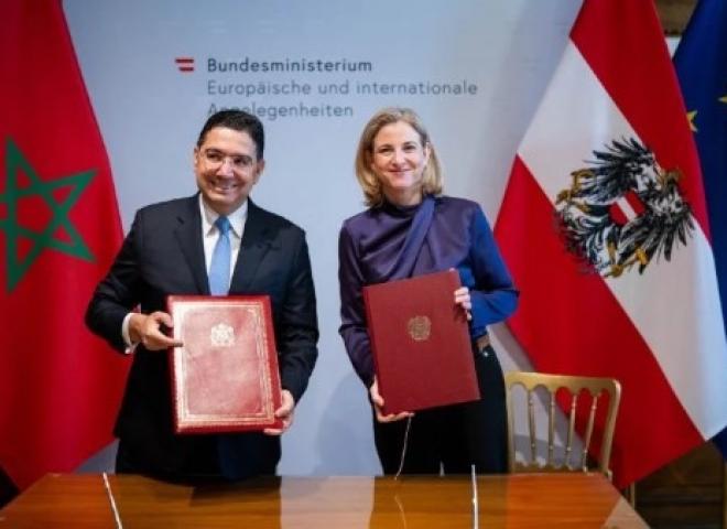 المغرب والنمسا يوقعان مذكرة تفاهم ترسي الحوار الاستراتيجي بين البلدين
