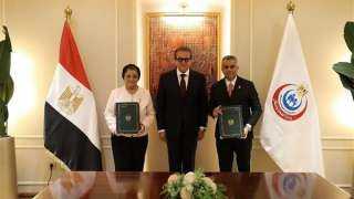 وزير الصحة يشهد توقيع بروتوكول لـ رفع الوعي الصحي لأولياء الأمور بشأن التغذية المنزلية