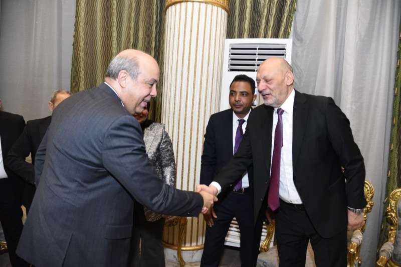 المستشار حسين أبو العطا والنائب أحمد عصام