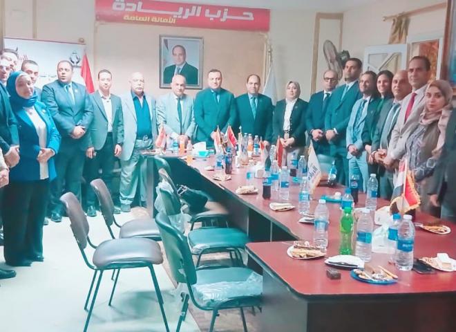 حزب الريادة يستقبل وفد تنسيقية شباب الأحزاب والسياسيين لبحث قانون الإدارة المحلية والأحوال الشخصية