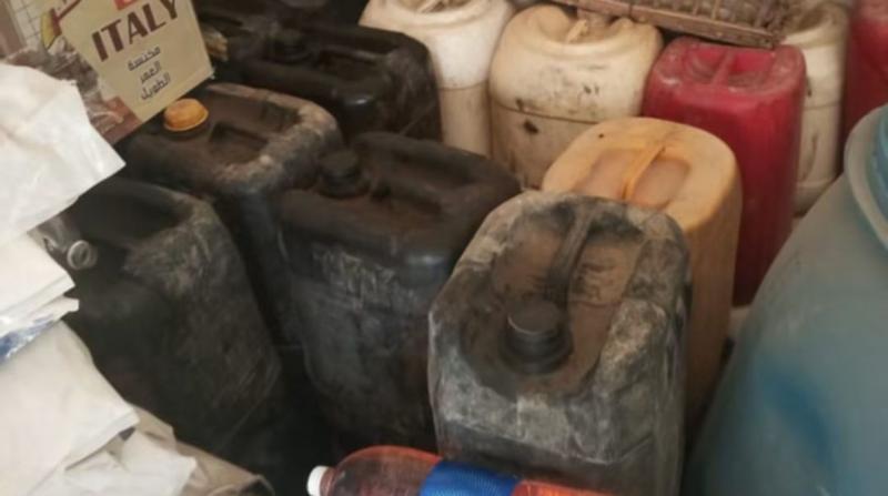 جزء من المضبوطات