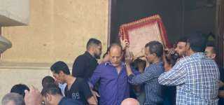 تشييع جثمان والدة حجازي متقال من مسجد الحجاز