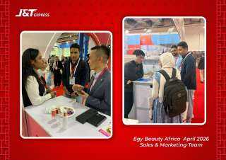 J&T Express تشارك في معرض Egy Beauty Africa 2026