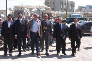 النيابة العامة تتابع إجراءات إخلاء ساحات التحفظ على المركبات بالعامرية