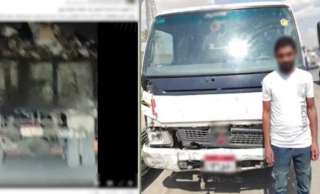 فيديو يرصد الواقعة.. القبض على سائق «نقل» لتساقط القمامة من سيارته بالقاهرة