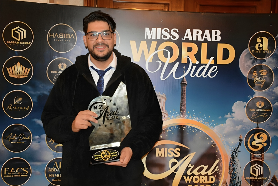 مهرجان ملكة جمال العرب يُكرم الإعلامي تحسين الضبع في ليلة استثنائية