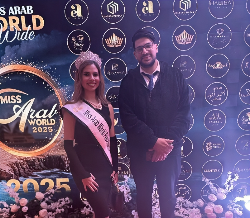 مهرجان ملكة جمال العرب يُكرم الإعلامي تحسين الضبع في ليلة استثنائية